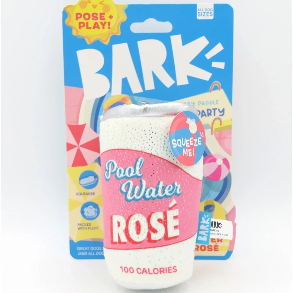 BARK Doggy Paddle Pool Party Pool Water Rosé Dog Toy All Dog Sizes 5